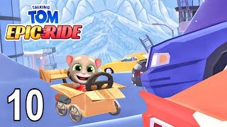 Talking Tom Epic Ride Part 10 - Maximum Upgrades Run: The End of Level 2 Reached! screenshot 1
