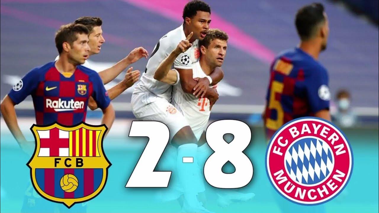 mengenang tragedi 8-2 bayern munich vs Barcelona liga champions 2020 ...