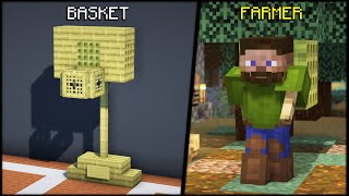 Minecraft | 15+ BAMBOO Build Hacks!