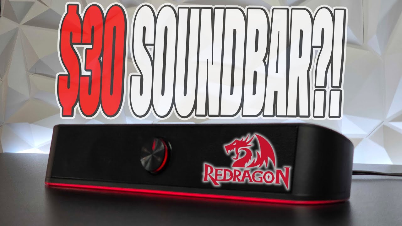Redragon GS560 Adiemus RGB Desktop Soundbar - Unboxing Review