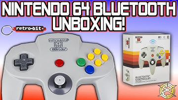 NINTENDO 64 BLUETOOTH CONTROLLER UNBOXING! (RB8-64 Retro-Bit 8bitdo)