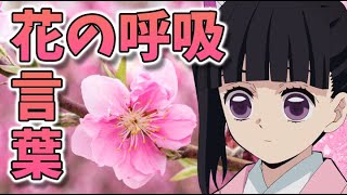 鬼滅の刃 花の呼吸まとめ 花言葉 誕生花 きめつのやいば