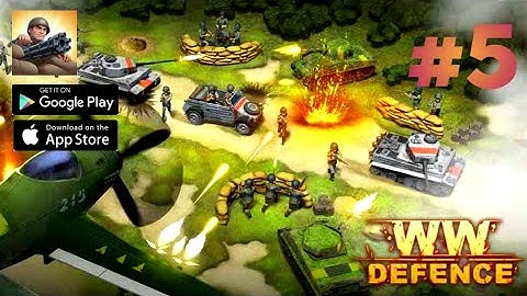 WWII Defense: RTS Army TD game || Android Defense Offline Gamplay || Level 5 || #games #androidgames
