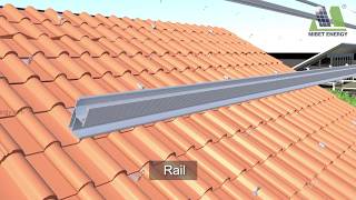 Tile Roof Hook for Solar Mounting System