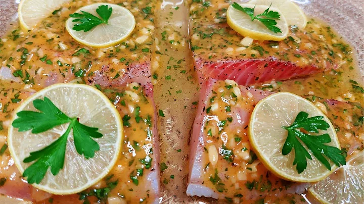 Super easy fish recipe with Lemon garlic butter❗ |  easy cooking😋