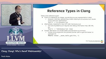 2022 LLVM Dev Mtg: Clang, Clang: Who