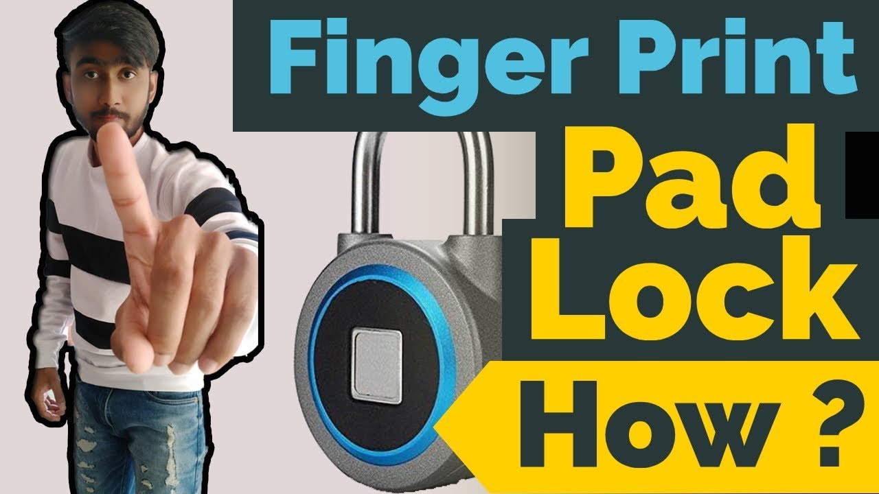 Fingerprint Lock / Padlock / Unique Gadget  Interior GuRu Hindi