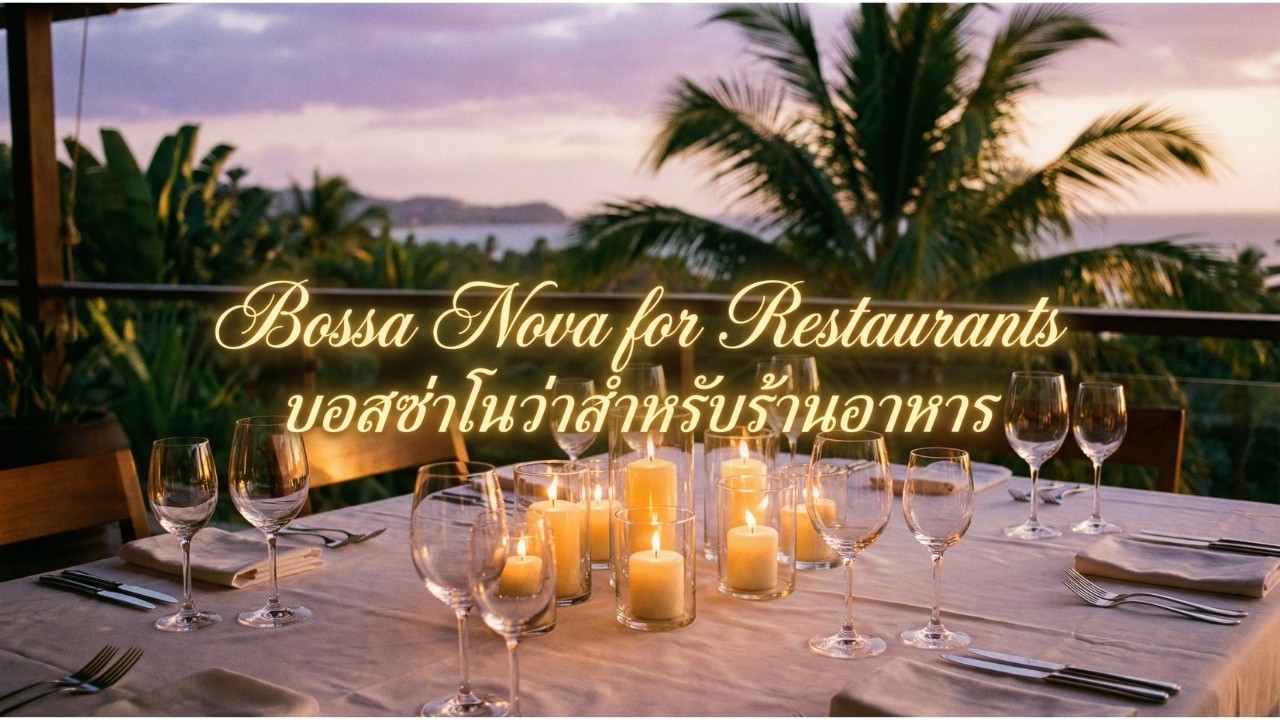 🎹 Bossa Nova for Restaurants | บอสซ่าโนว่าสำหรับร้านอาหาร | 2:27 Hours