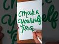 Lettering art typography 🖍️💚 #shorts #lettering #shortvideo #handwriting #art #mbartcreative