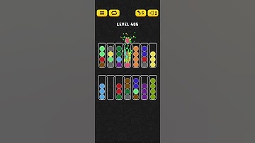 Ball Sort - Color Puzzle Game - Level 405 - Walkthrough SOLVED by RobotPlayer AI!!!