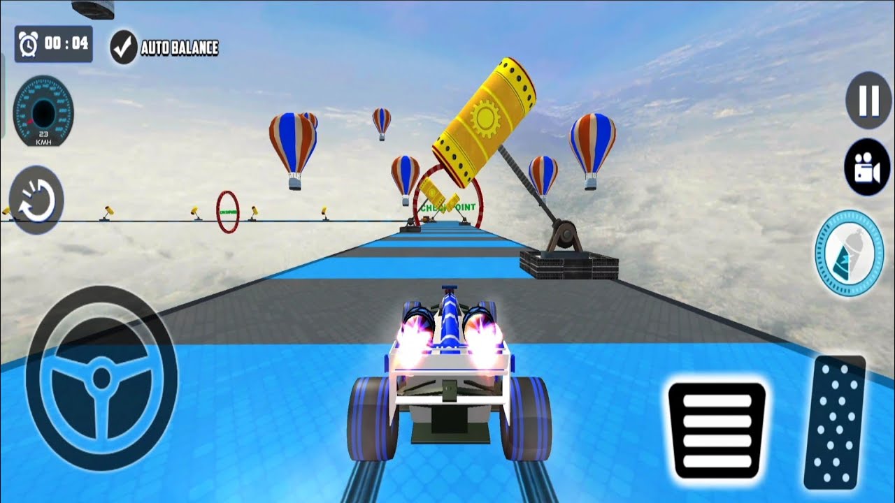 Extreme Stunt Car Racing Games | Hit By Hammer - Android Gameplay