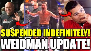 UFC Community SHOCKED due to SUSPENSION, Chris Weidman update, Dustin Poirier vs Islam Makhachev