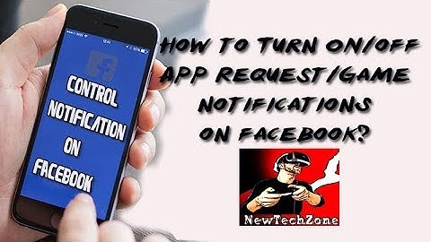 How to Turn ON / OFF Facebook Apps Notification? | Control Games Requests on FB
