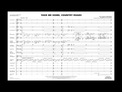 Take Me Home, Country Roads arranged by Matt Conaway