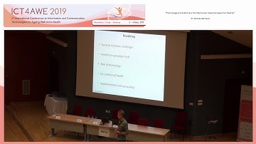 "Technology and Healthcare Transformation: Separate Hype from... Dr. Nick Guldemond (ICT4AWE 2019)