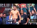 CANELO VS TRIPLE G WEIGH-INS HIGHLIGHTS