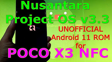 Nusantara Project OS v3.3 Unofficial for Poco X3 NFC (Surya) Android 11 ROM