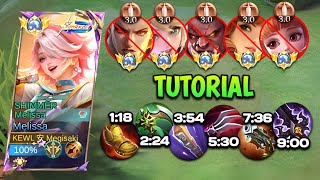 9 MINS FULL BUILD MELISSA!! FASTEST FARM IN ML HISTORY? SOLO RANK! (Must Watch👀)