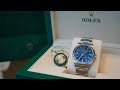4K Unboxing &amp; Review: $6,600 Rolex Oyster Perpetual blue dial ref. 126000