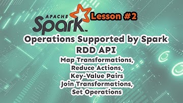 Spark with Python. Operations Supported by Spark RDD API