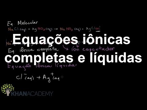 Vídeo: Diferença Entre Equação Iônica Completa E Equação Iônica Líquida