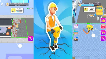 Road Builder Idle Gameplay Mobile Game Walkthrough All Levels Android Ios #1