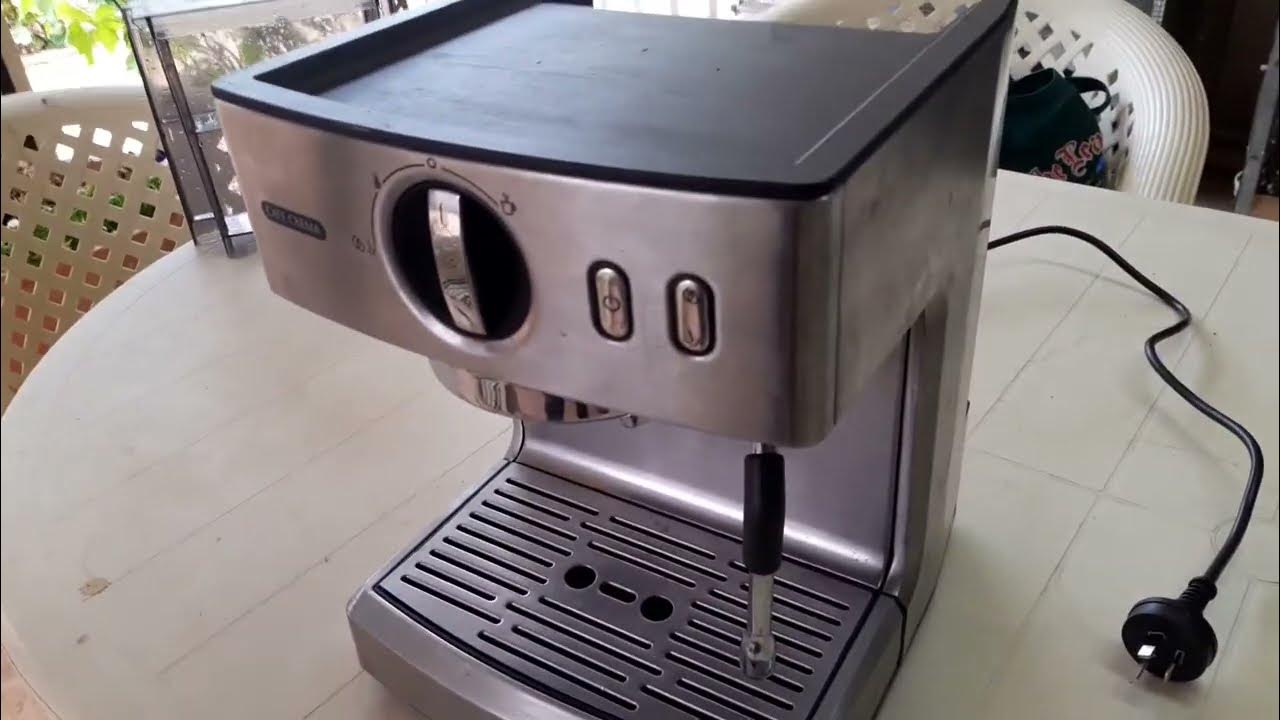 HOW TO FIX A LEAKING COFFEE MACHINE SUNBEAM CAFE CREMA YouTube