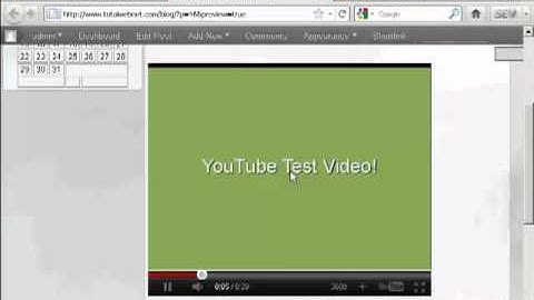 Wordpress 3.2 - How to Add YouTube Videos to WordPress Automatically