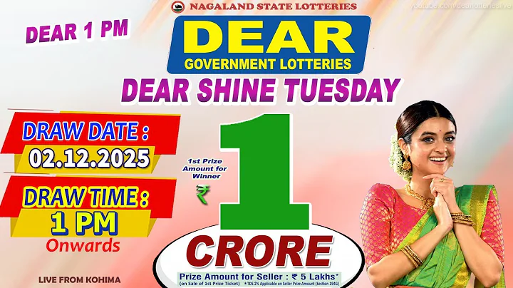 DEAR SHINE TUESDAY DEAR 1 PM DRAW DATE 02.12.2025 NAGALAND STATE LOTTERIES