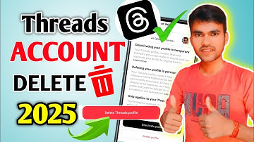 Threads Account Delete kaise kare 2025 | How to Delete instagram threads Account permanently