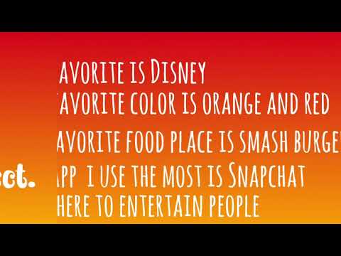 All about me! - YouTube