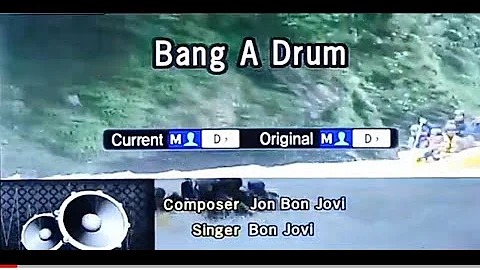 BANG A DRUM Bon Jovi 🎵Karaoke Version🎵