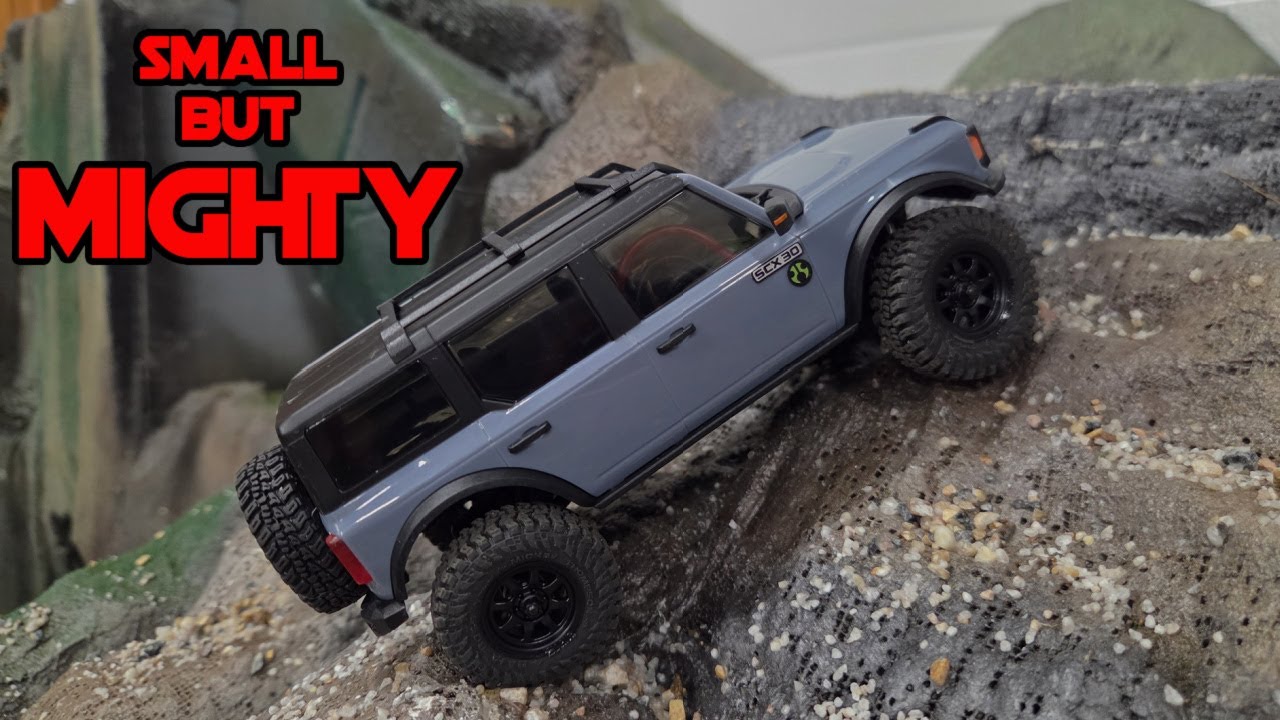 Stock Axial SCX30 DOMINATES Crawler Course Designed for Bigger RC Crawlers