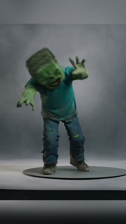 First look at zombies and skeletons in A Minecraft Movie 😳 #minecraft #jackblack #gaming #movie