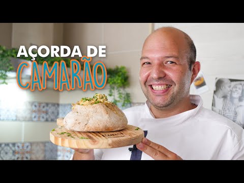 Açorda de Camarão | Receita INCRÍVEL