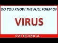 Full form of VIRUS