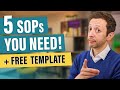 5 Essential SOPs Every Business Needs 5 Essential SOPs Every Business Needs