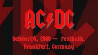 AC/DC - Safe In New York City - Live [Frankfurt 2000]