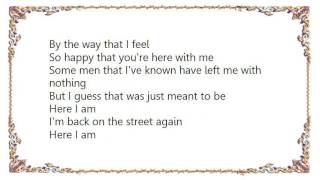 Cher - Back on the Street Again Lyrics