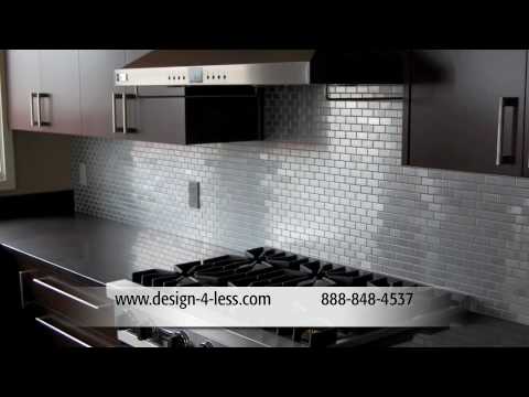 Steel backsplash tile designer tiles backsplash tile glass tile ...