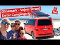 Dänemark Roadtrip | Camping in Vejers Strand | Unser erster Bulli Trip Teil 1/2