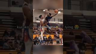 BRO DID KAGAMI’S AIRWALK 💀🏀 | Kuroko no Basket IRL #basketball