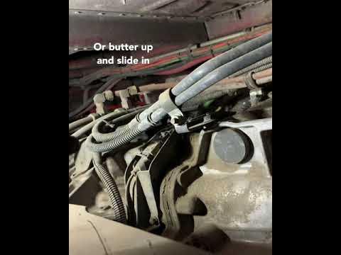 Dd15 engine DEF warming after treatment coolant lines. Return and