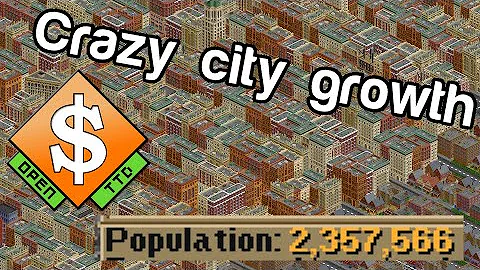 Maximiere das Stadtwachstum in OpenTTD