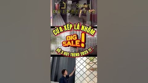 🔥🔥 HOT TREND 2026 – CỬA NHÔM XẾP LÁ FUNISMART® 🔥🔥