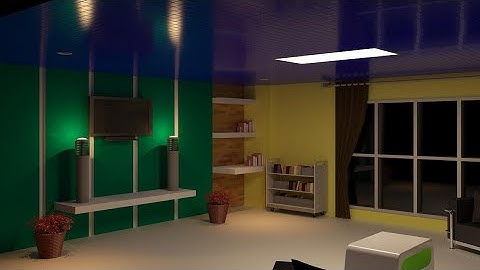 Interior design of 3d model | revit  architecture | 2020 | rendering+ night view.