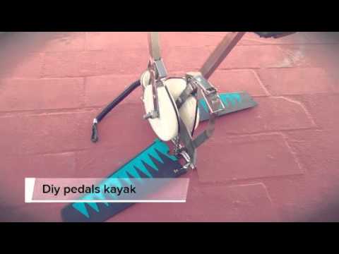 Diy pedals kayak - YouTube