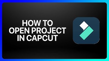 How To Open Filmora Project In Capcut Tutorial