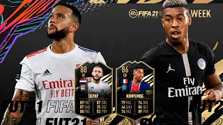 FIFA 21 REVIEW de DEPAY TIF y KIMPEMBE SIF ¿SON USABLES?¿VALEN LA PENA?