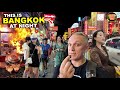 What to do here at night in bangkok  khaosan nightlife  china town street food livelovethailand